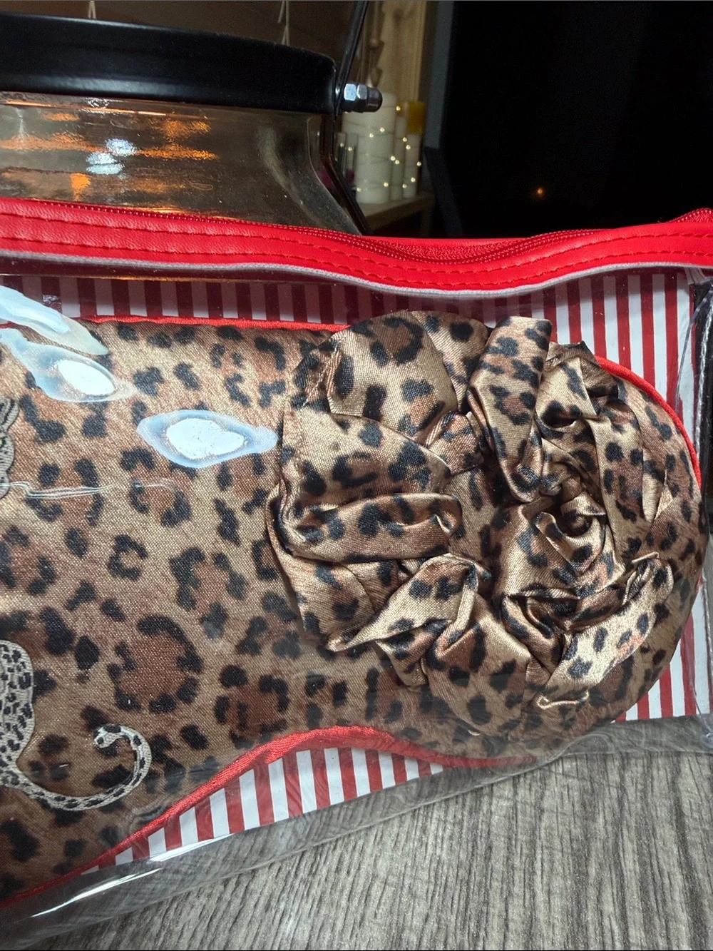 🌻5 for $30🌻 Leopard/Cheetah Print Satin Sleep Mask & Scrunchie Set